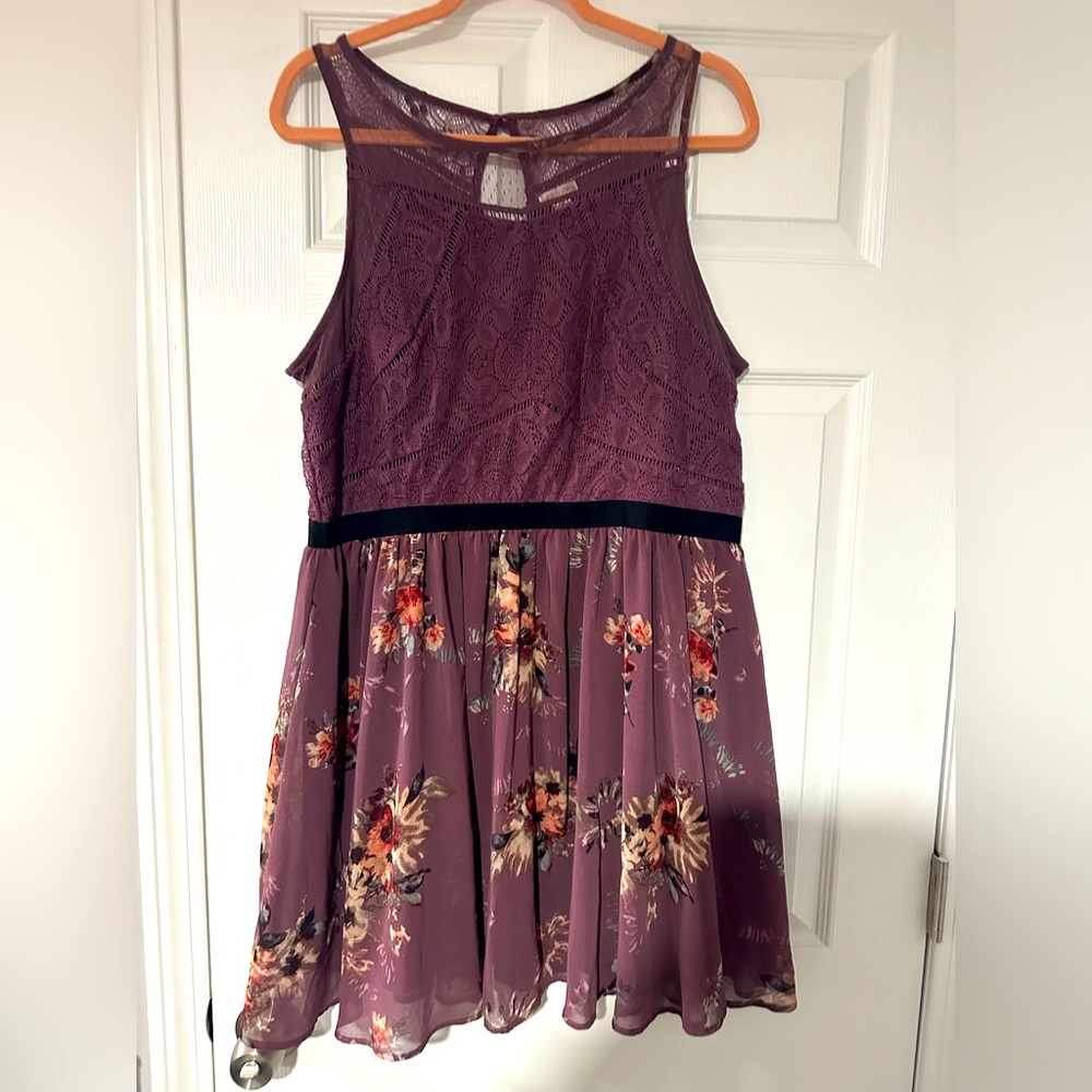 Xhiliration Mini Skater Dress